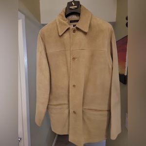 Mens Suede Banana Republic coat- medium